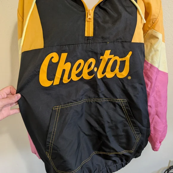 Cheetos Colorblock Windbreaker - Black, Pink, Orange - Picture 4 of 5